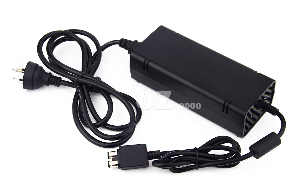 135W AC Charger Power Supply Cord Cable Black For Xbox 360 Adapter Slim