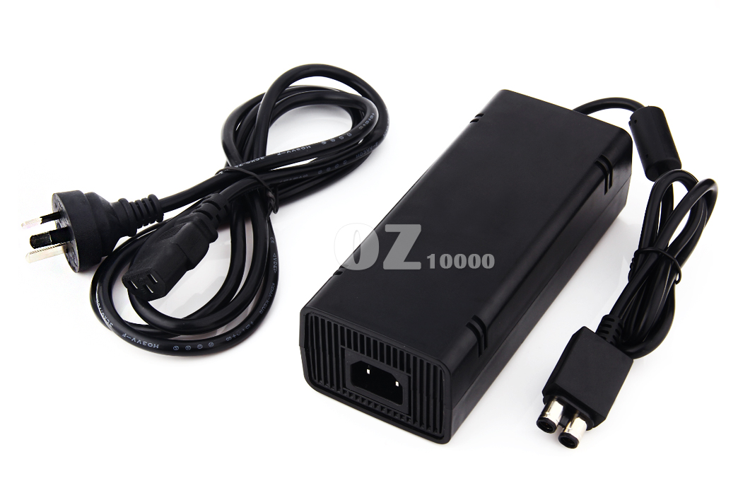 135W AC Charger Power Supply Cord Cable Black For Xbox 360 Adapter Slim