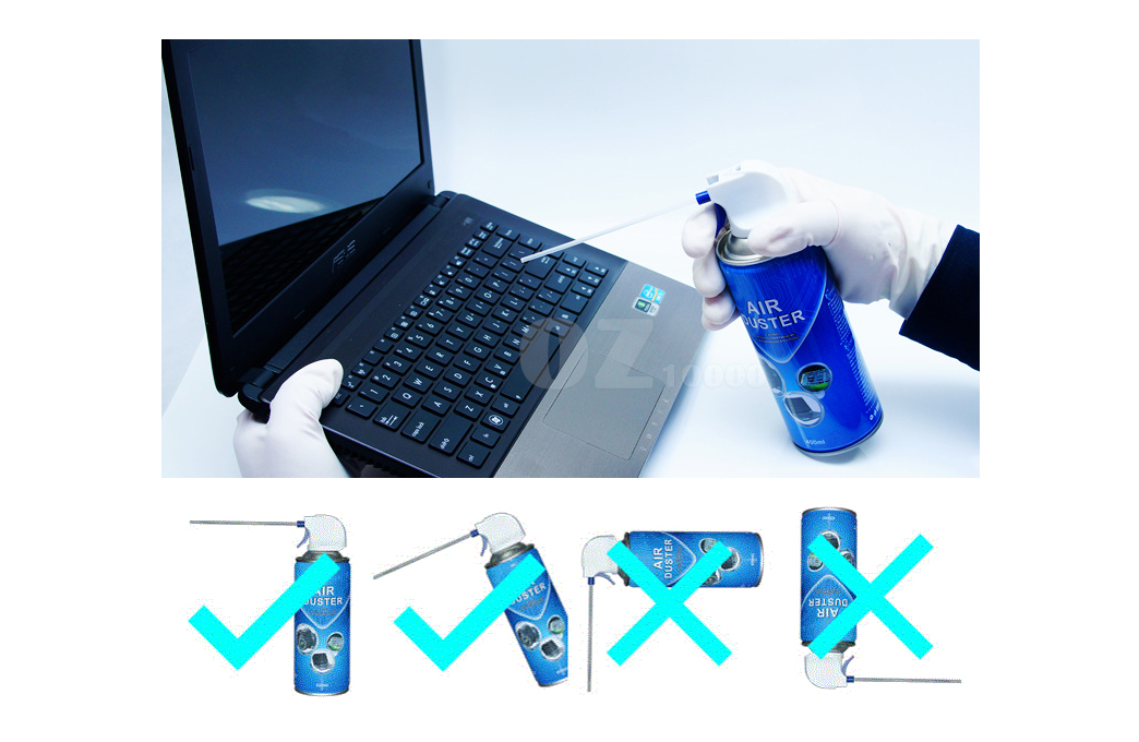 12x 400ml Compressed Air Duster Cleaner Can For PC Notebook Laptop