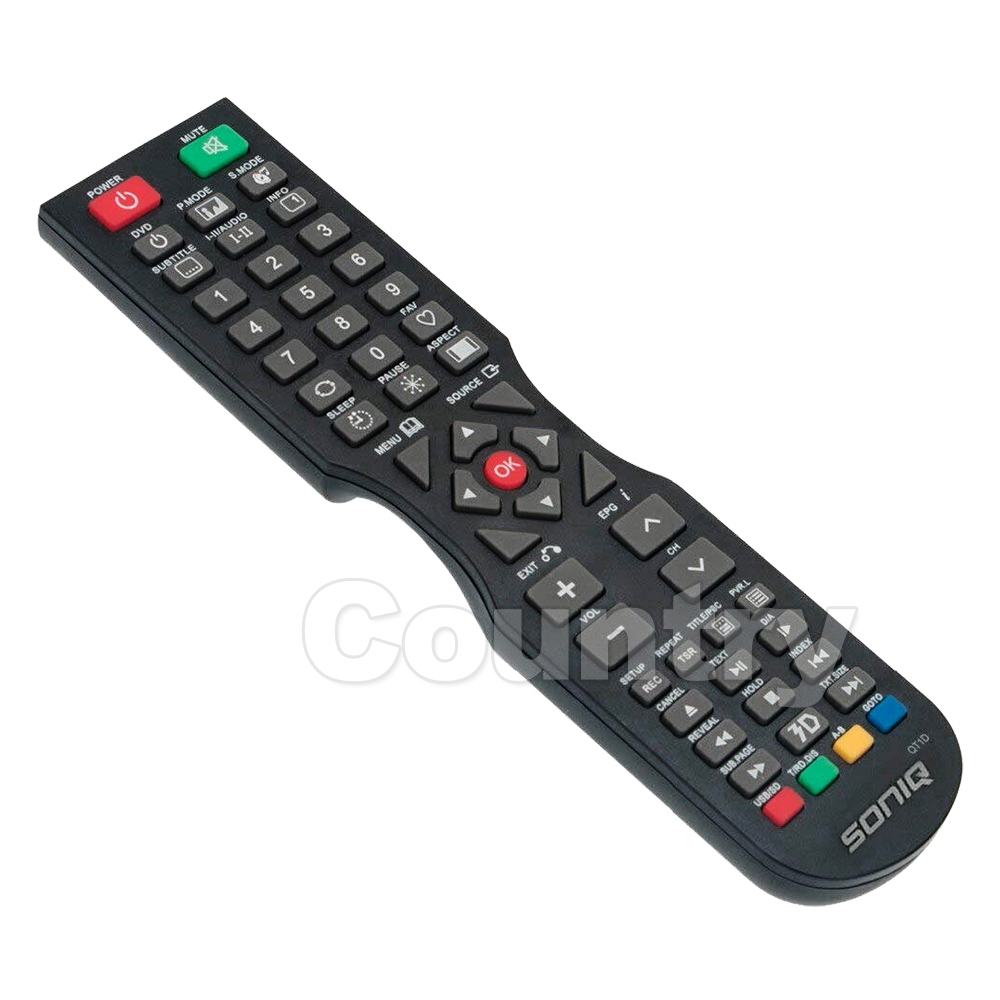 QT1D Remote Control for SONIQ Full HD TV E32W13BAU E32W13DAU E40V14A