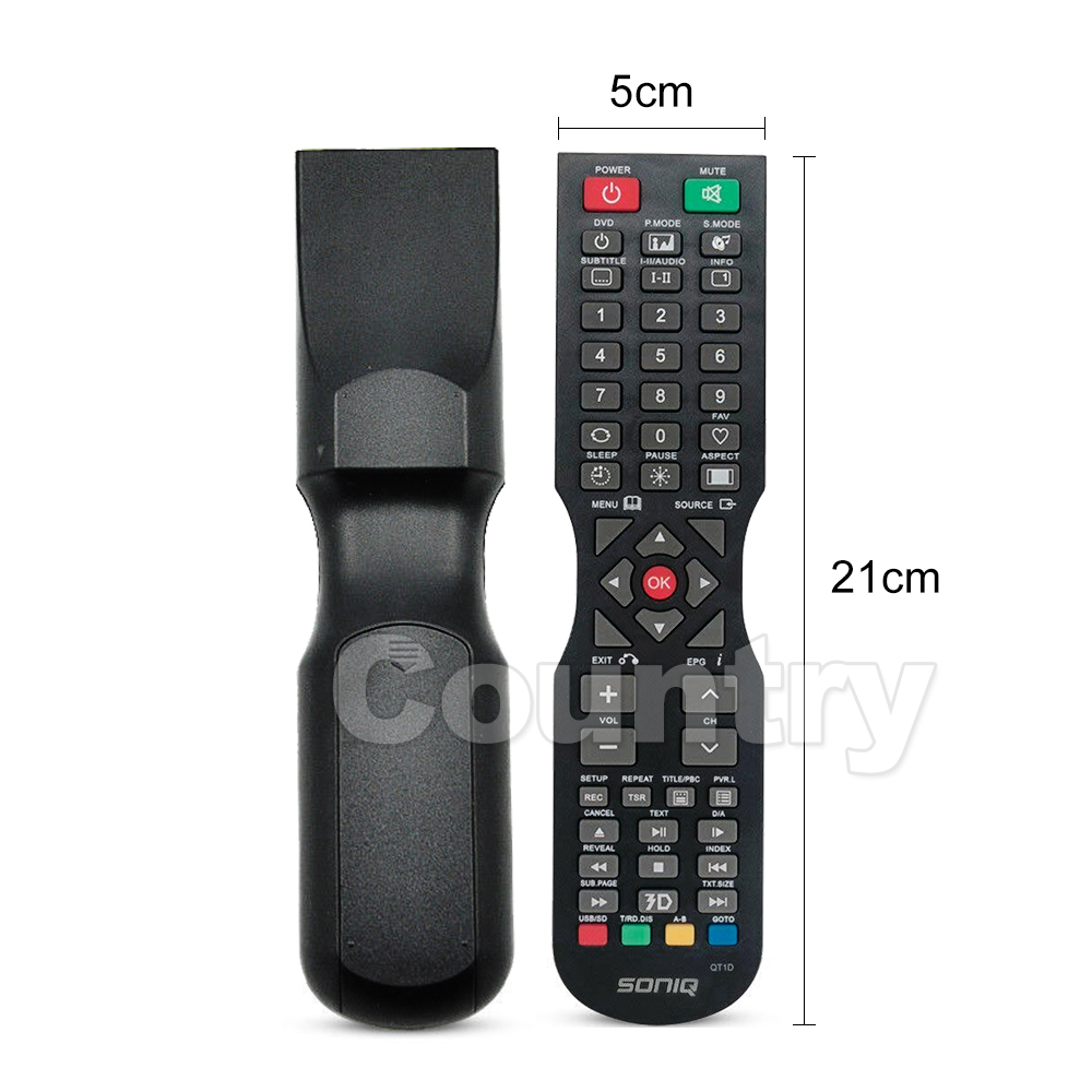 QT1D Remote Control for SONIQ Full HD TV E32W13BAU E32W13DAU E40V14A